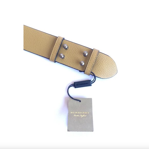 NEW Burberry Marais Medium Leather Belt / Belt Bag Cornflower Yellow NWT - Picture 3 of 11